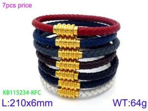 Leather Bracelet - KB115234-KFC