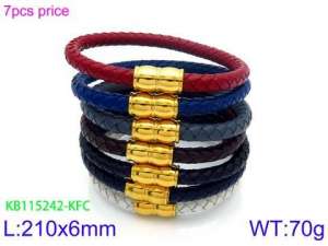 Leather Bracelet - KB115242-KFC