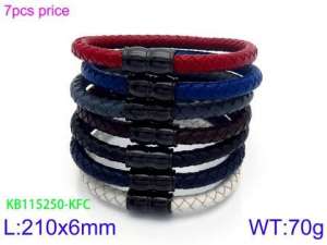 Leather Bracelet - KB115250-KFC