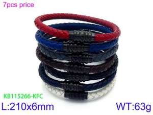 Leather Bracelet - KB115266-KFC