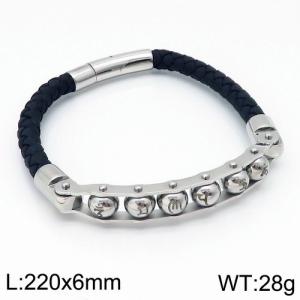 Leather Bracelet - KB116470-KFC