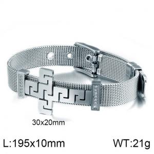 Stainless Steel Bracelet(women) - KB117091-KFC