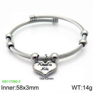 Stainless Steel Wire Bangle - KB117260-Z