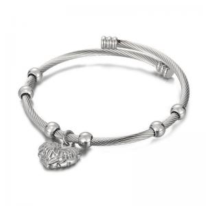 Stainless Steel Wire Bangle - KB117262-Z