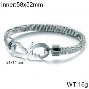 Stainless Steel Bangle - KB117809-KFC