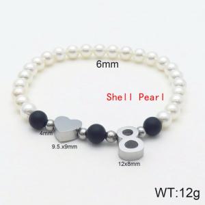 Shell Pearl Bracelets - KB118860-Z