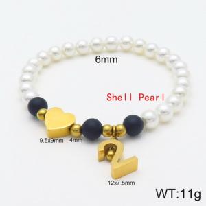 Shell Pearl Bracelets - KB118872-Z