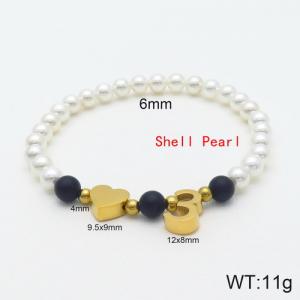 Shell Pearl Bracelets - KB118875-Z