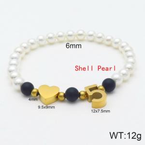 Shell Pearl Bracelets - KB118881-Z