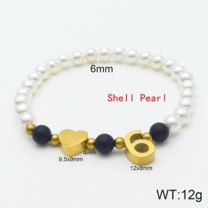 Shell Pearl Bracelets - KB118884-Z
