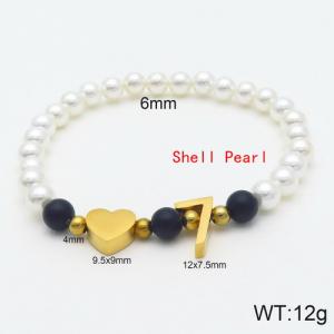 Shell Pearl Bracelets - KB118887-Z