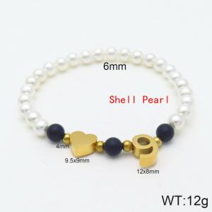 Shell Pearl Bracelets - KB118893-Z