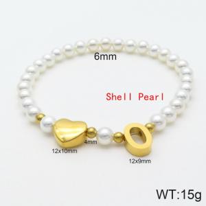 Shell Pearl Bracelets - KB118896-Z