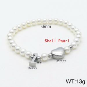 Shell Pearl Bracelets - KB118897-Z