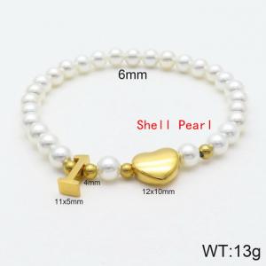 Shell Pearl Bracelets - KB118898-Z