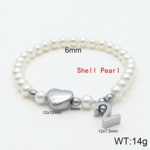Shell Pearl Bracelets - KB118899-Z