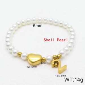 Shell Pearl Bracelets - KB118900-Z