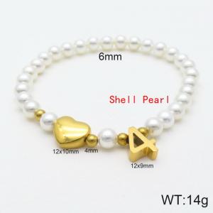 Shell Pearl Bracelets - KB118904-Z