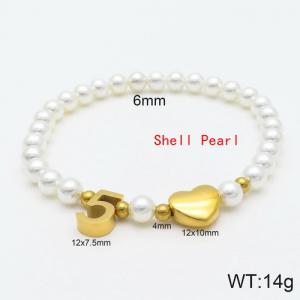 Shell Pearl Bracelets - KB118906-Z