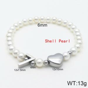 Shell Pearl Bracelets - KB118909-Z