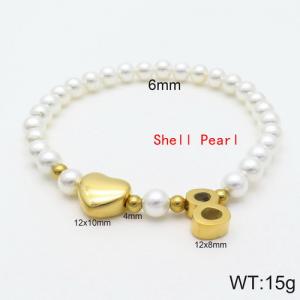 Shell Pearl Bracelets - KB118912-Z