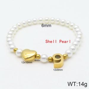 Shell Pearl Bracelets - KB118914-Z