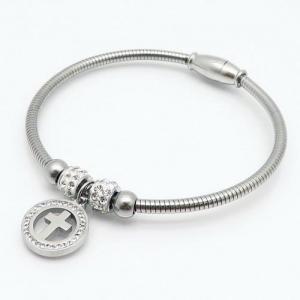 Stainless Steel Stone Bracelet - KB120549-KD