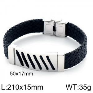 Leather Bracelet - KB120865-KFC