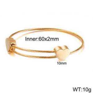 Stainless Steel Wire Bangle - KB121920-Z