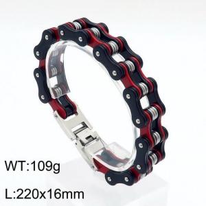 Stainless Steel Bicycle Bracelet - KB122279-TJL