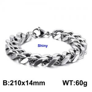 Stainless Steel Bracelet(Men) - KB125922-Z