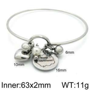 Stainless Steel Bangle - KB126028-Z