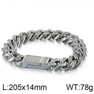Stainless Steel Bracelet(Men) - KB126987-KFC