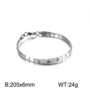 Stainless Steel Bracelet(Men) - KB129481-Z