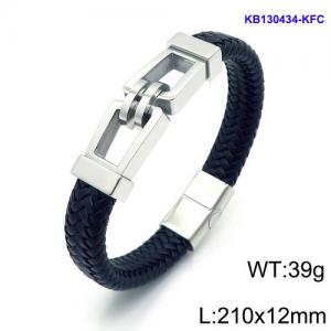 Leather Bracelet - KB130434-KFC