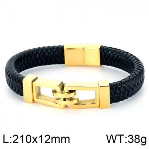 Leather Bracelet - KB130435-KFC