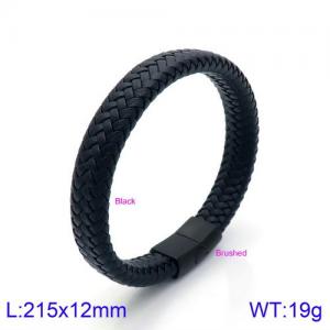 Leather Bracelet - KB134579-KFC