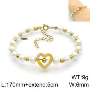 Shell Pearl Bracelets - KB135992-Z