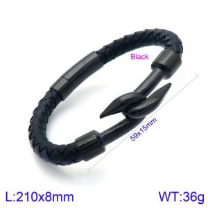 Leather Bracelet - KB136105-KFC