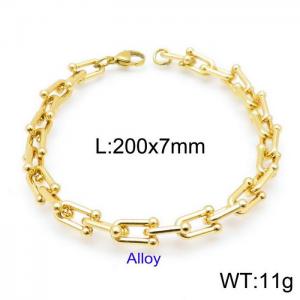 Alloy & Iron Bracelet - KB139334-Z
