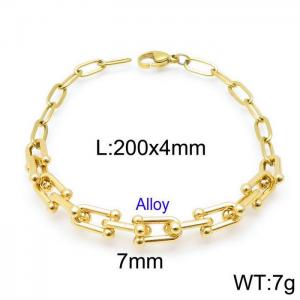 Alloy & Iron Bracelet - KB139336-Z