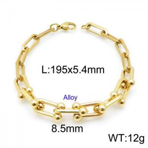Alloy & Iron Bracelet - KB139337-Z