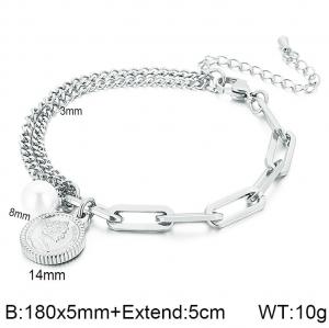Stainless Steel Bracelet(women) - KB139516-Z