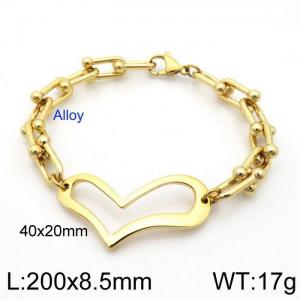 Alloy & Iron Bracelet - KB139831-Z