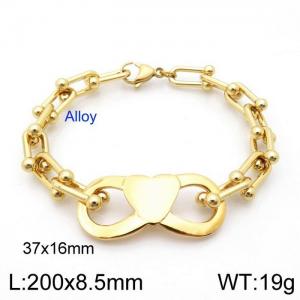 Alloy & Iron Bracelet - KB139832-Z