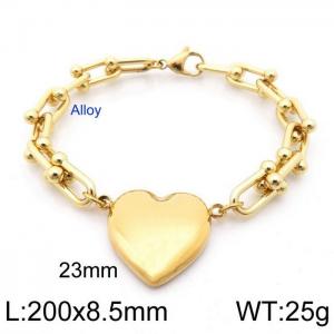 Alloy & Iron Bracelet - KB139835-Z