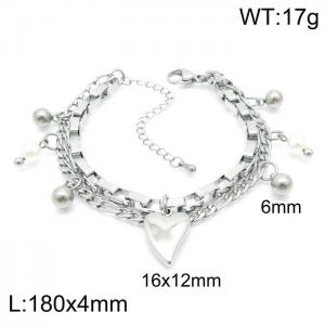 Stainless Steel Bracelet(women) - KB144915-Z