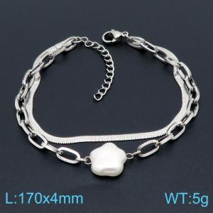 Stainless Steel Bracelet(women) - KB145928-BJ