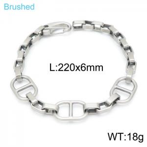 Stainless Steel Bracelet(Men) - KB146295-KLHQ