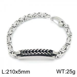 Stainless Steel Bracelet(Men) - KB146297-KLHQ